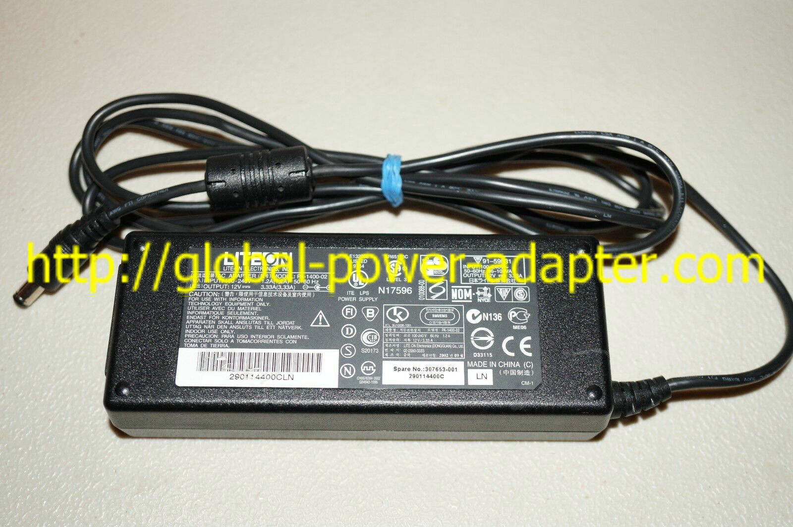 *100% Brand NEW* Lite-On 12V 3.3A PA-1400-02 AC Adapter Power Supply